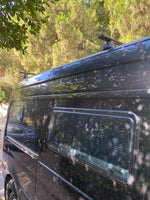 H1 Ladder Roof Rack 2018- On Sprinter Low Roof (144 WB) Roof Rack Gri