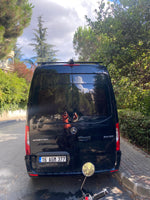 H1 Ladder Roof Rack 2018- On Sprinter Low Roof (144 WB) Roof Rack Siyah