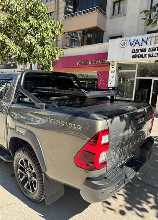 Toyota Hilux (2015-2025) Kasa Üstü Bed Rack Taşıyıcı Bar – Gri