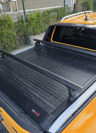 Ford Ranger Wildtrak (2023-2025) Kasa Üstü Bed Rack Taşıyıcı Bar – Siyah | Kilitli Sistem | Vida Montajlı
