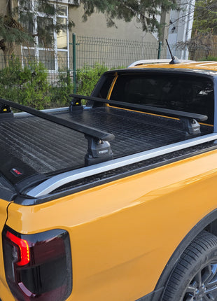 Ford Ranger Wildtrak (2023-2025) Kasa Üstü Bed Rack Taşıyıcı Bar – Gri | Kilitli Sistem | Vida Montajlı