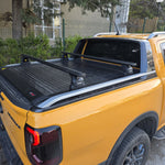 Ford Ranger Wildtrak (2023-2025) Kasa Üstü Bed Rack Taşıyıcı Bar – Gri | Kilitli Sistem | Vida Montajlı