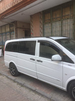 Mercedes Vito W447 L1 (2014-2025) Araç Üstü Alüminyum Tavan Yan Rayları Plus Serisi - Gri