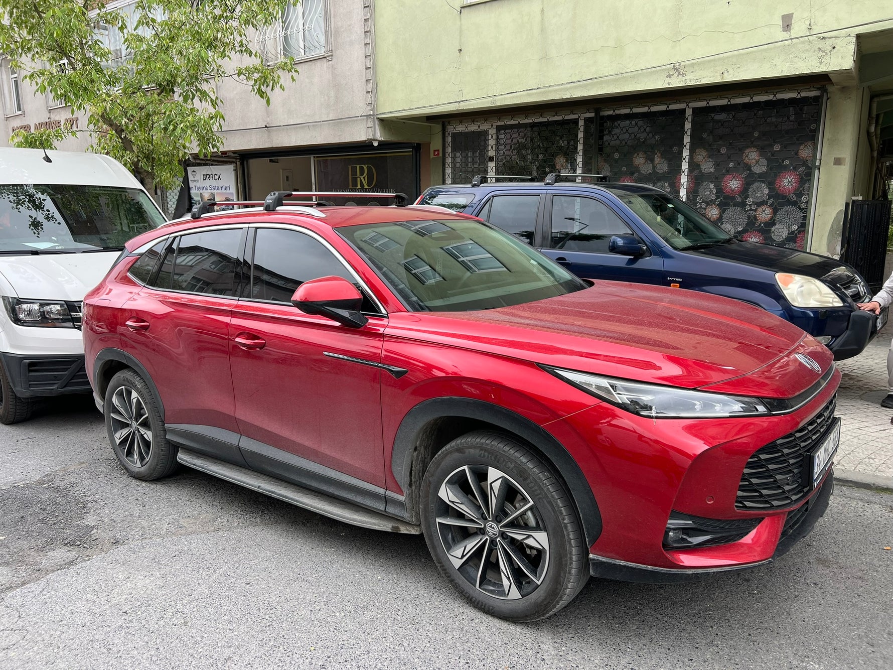 Mg Hs Phev 2022-2025 Portbagaj Taşıyıcı Ara Atkisi - Ara Çubuk Paw Pro 2 Gri