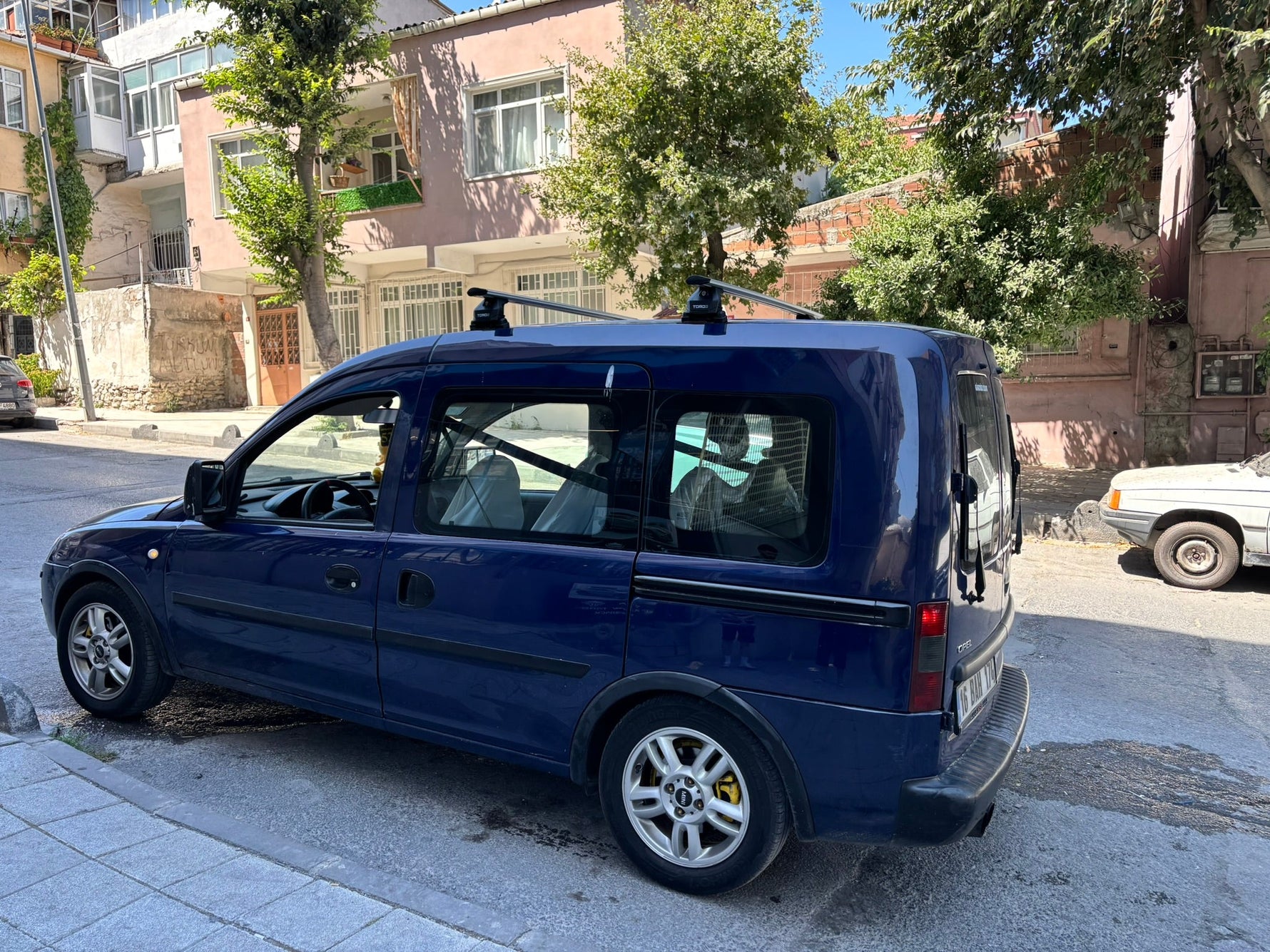 Opel Combo C 2002-2012 Portbagaj Taşıyıcı Ara Atkisi - Ara Çubuk Fix Pro Gri