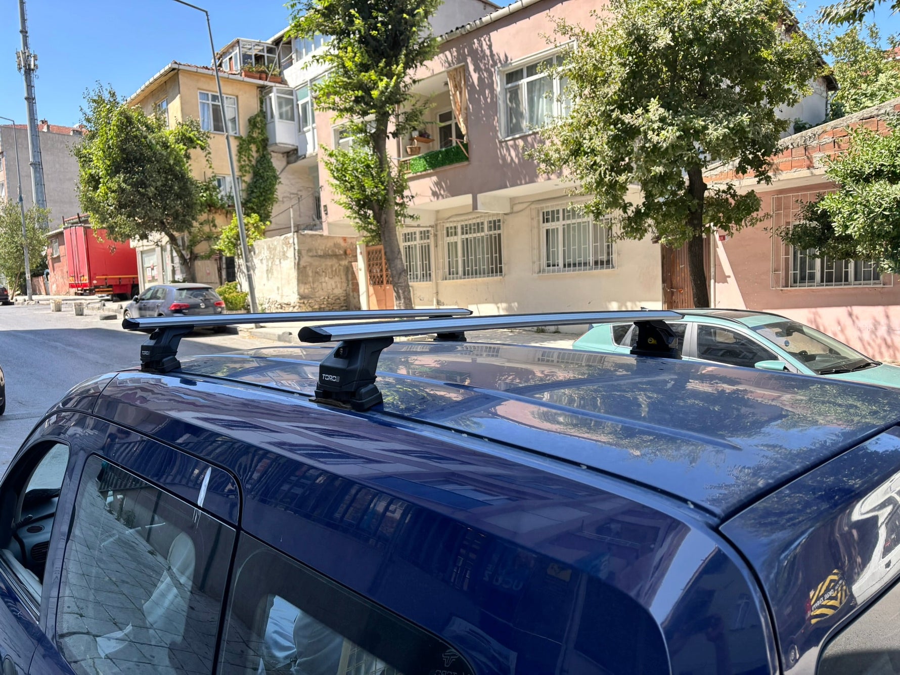 Opel Combo C (2002-2012) Portbagaj Taşıyıcı Ara Atkisi - Ara Çubuk Fix Pro, Gri