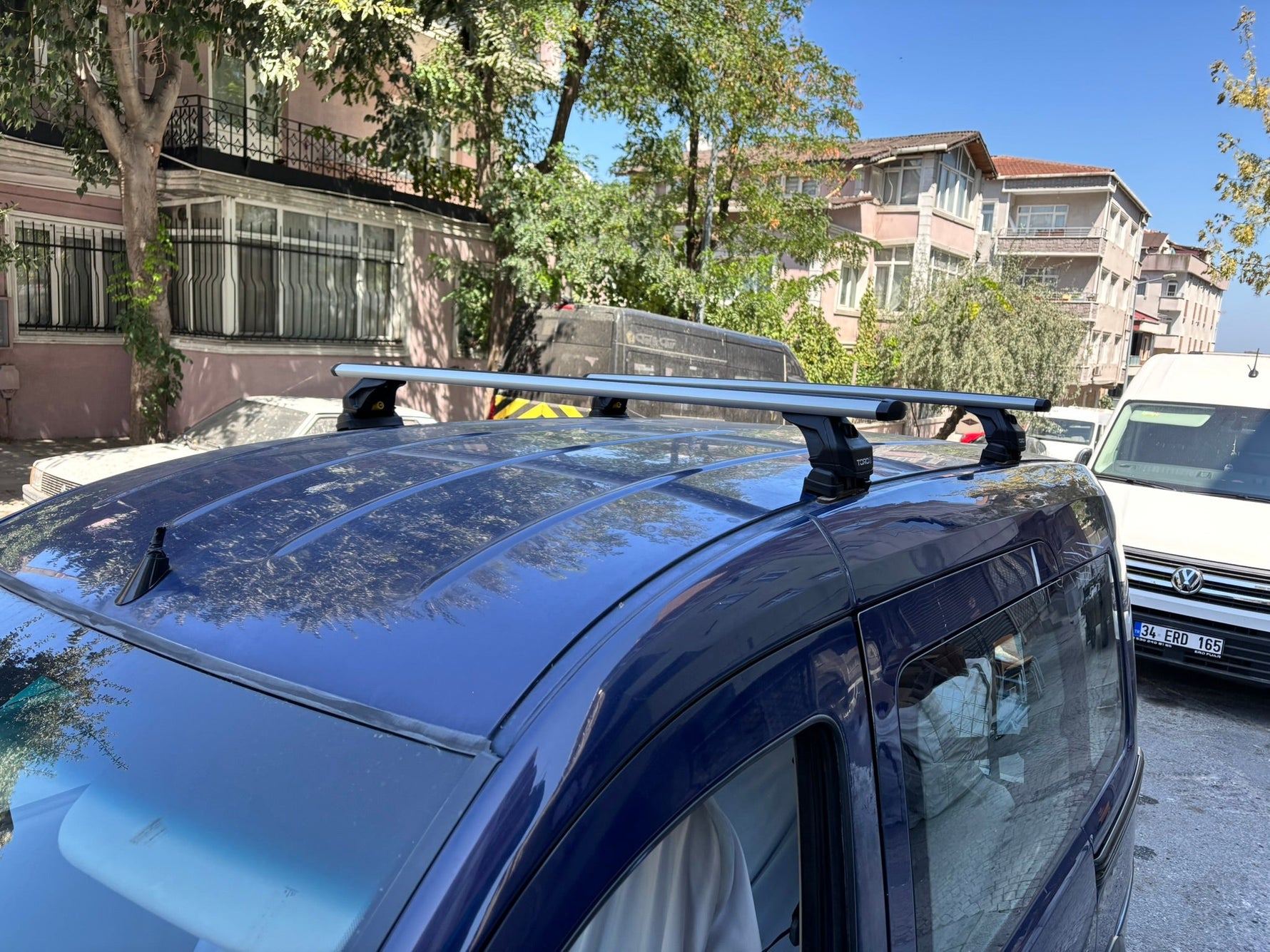 Opel Combo C (2002-2012) Portbagaj Taşıyıcı Ara Atkisi - Ara Çubuk Fix Pro, Gri