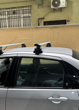 Ford Focus Sedan 1 (1998-2005) Oluksuz Üst Tavan Portbagaj Taşıyıcı Ara Atkısı Toros Serisi Pro 4, Gri