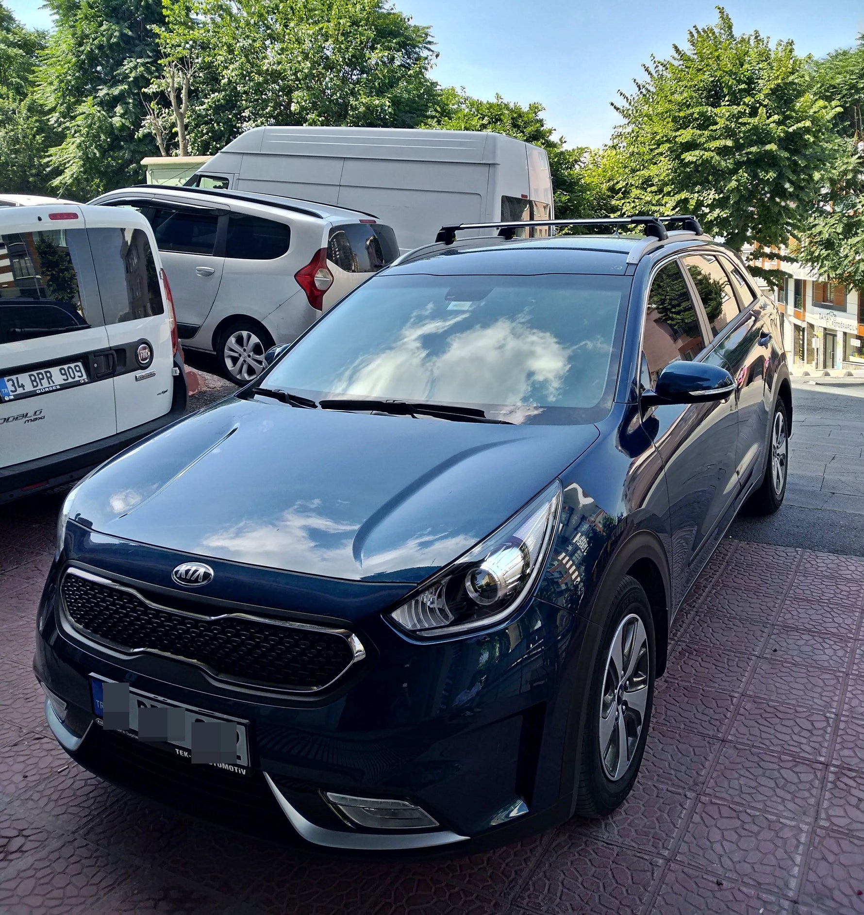 Kia Niro 2017-2022 Portbagaj Taşıyıcı Ara Atkisi - Ara Çubuk Paw Pro 2 Siyah