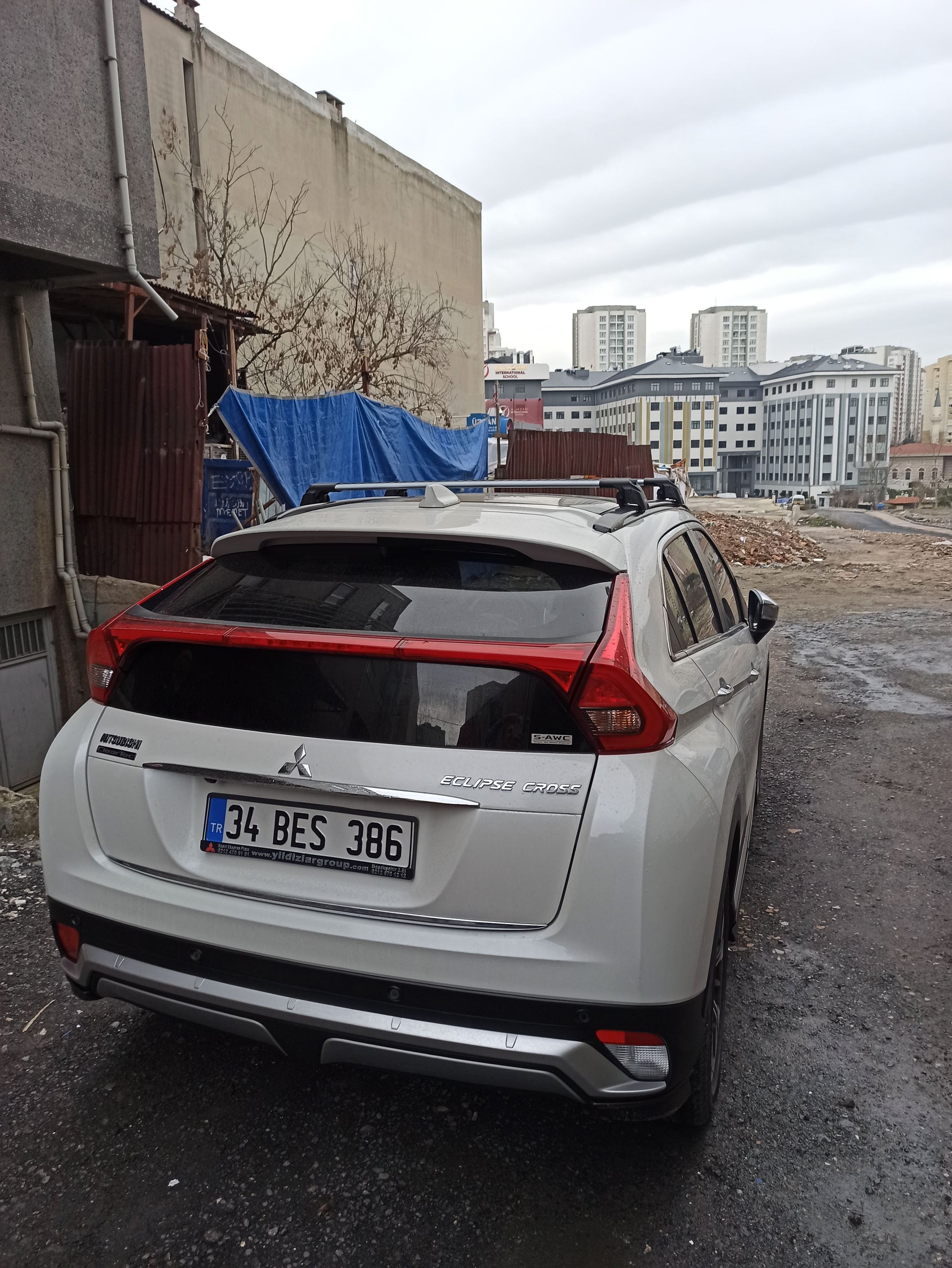 Mitsubishi Eclipse Cross 2018-2025 Portbagaj Taşıyıcı Ara Atkisi - Ara Çubuk Paw Pro 2 Gri