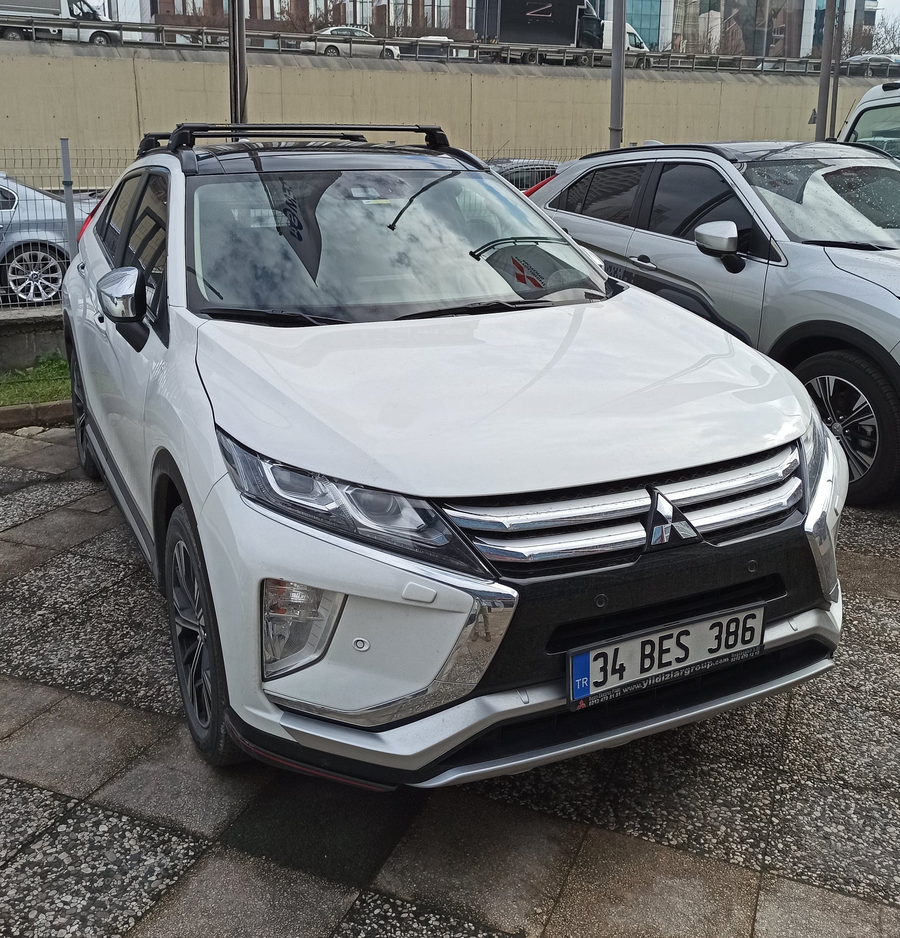 Mitsubishi Eclipse Cross 2018-2025 Portbagaj Taşıyıcı Ara Atkisi - Ara Çubuk Paw Pro 2 Gri