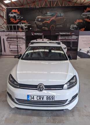 Volkswagen E-Up 2013-2019 Oluksuz Üst Tavan Portbagaj Taşıyıcı Ara Atkısı Toros Serisi Pro 4 Gri