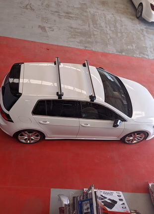 Volkswagen Golf 5D (Mk7) 2012-2019 Oluksuz Üst Tavan Portbagaj Taşıyıcı Ara Atkısı Toros Serisi Pro 4 Gri