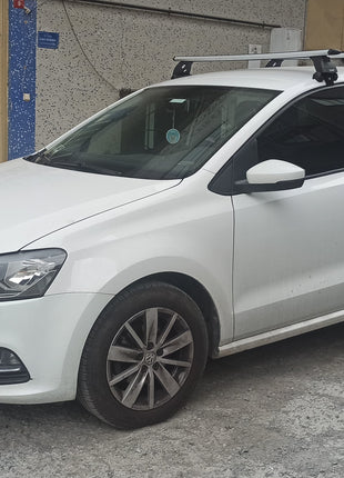Volkswagen Polo 5D 2009-2014 Oluksuz Üst Tavan Portbagaj Taşıyıcı Ara Atkısı Toros Serisi Pro 4 Siyah