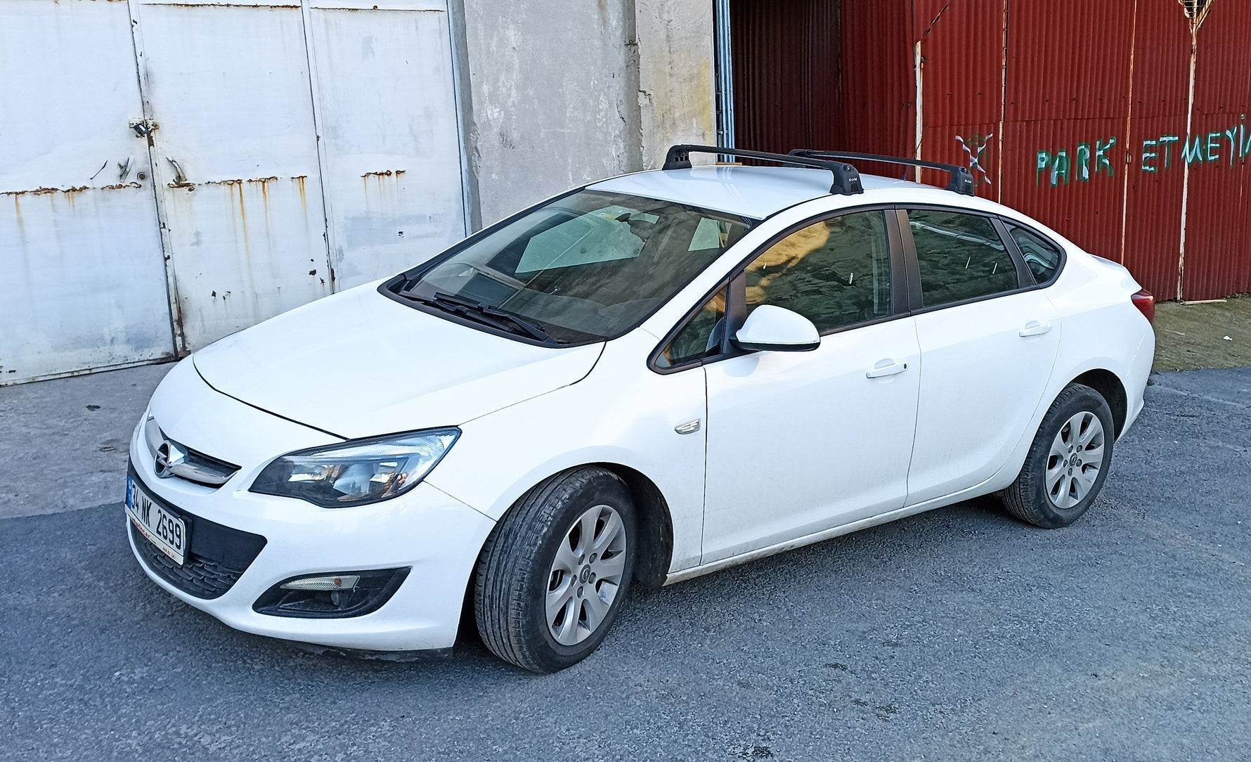 Opel Astra J 2010-2015 Portbagaj Taşıyıcı Ara Atkı Aparatı Paw Pro 3 Gri