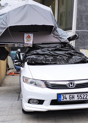 Honda Civic Sedan 2005-2011 Oluksuz Üst Tavan Portbagaj Taşıyıcı Ara Atkısı Toros Serisi Pro 4 Siyah