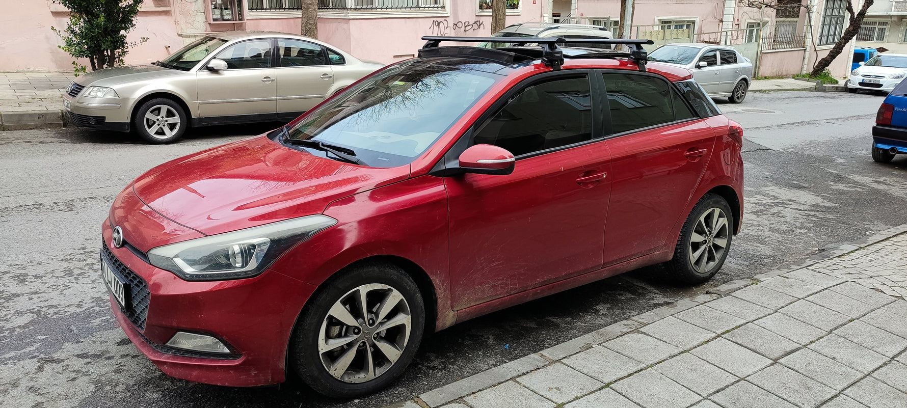 Hyundai İ20 2020-2025 Oluksuz Üst Tavan Portbagaj Taşıyıcı Ara Atkısı Toros Serisi Pro 4 Siyah