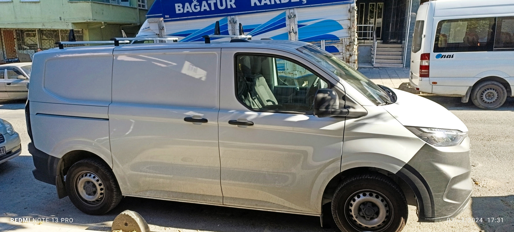 Ford Transit Custom 2013-2023 Araç Üstü Merdiven Sabitleyici, Yük Taşıma Sistemleri Pratik Seri 2 Adet