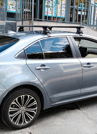 Toyota Corolla Sedan 2018-2025 Oluksuz Üst Tavan Portbagaj Taşıyıcı Ara Atkısı Toros Serisi Pro 4 Siyah