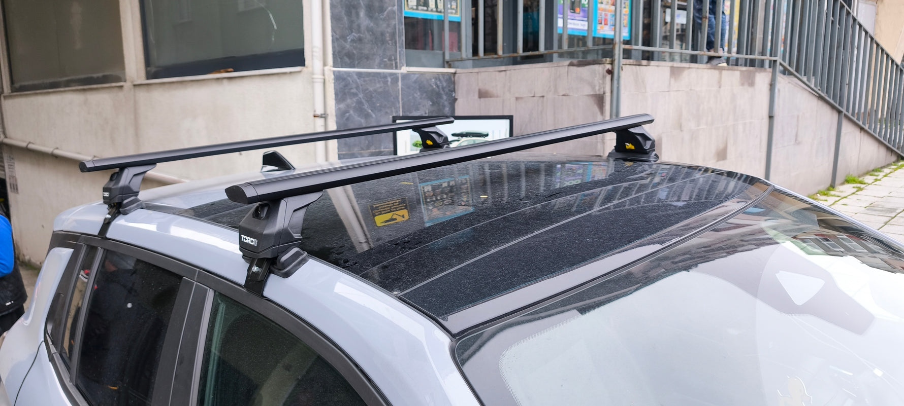 Jeep Avenger (2022-2025) Tavan Portbagaj Taşıyıcı Ara Atkısı Toros Serisi Pro 4, Gri