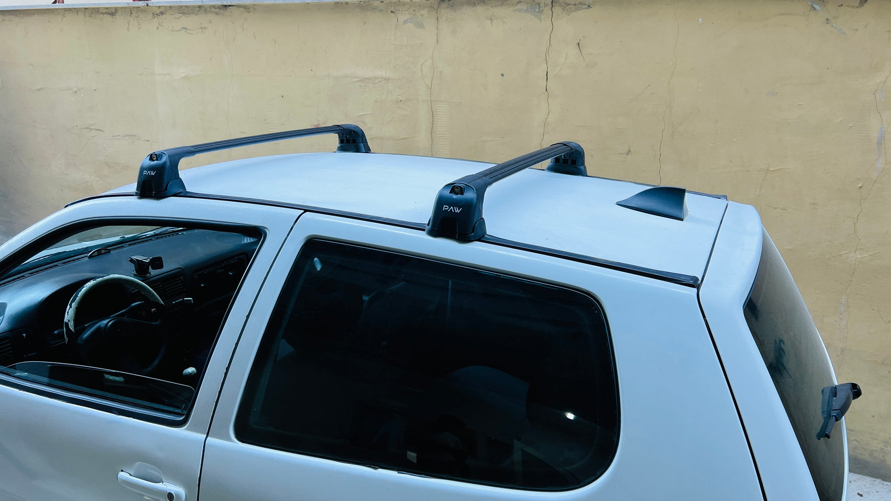 Volkswagen Polo 1994-1999 Tavan Portbagaj Taşıyıcı Ara Atkısı Paw Pro 3 Siyah
