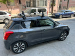 Suzuki Swift 2017-2025 Oluksuz Üst Tavan Portbagaj Taşıyıcı Ara Atkısı Toros Serisi Pro 4 Gri