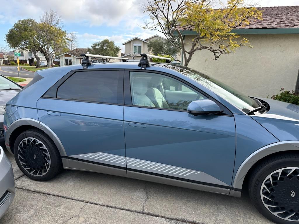 Hyundai İoniq 5 2022-2024 Tavan Portbagaj Taşıyıcı Ara Atkısı Toros Pro 4 Siyah