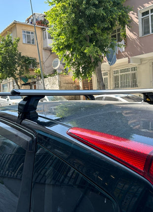 Nissan Note E12 2014-2020 Oluksuz Üst Tavan Portbagaj Taşıyıcı Ara Atkısı Toros Serisi Pro 4 Siyah