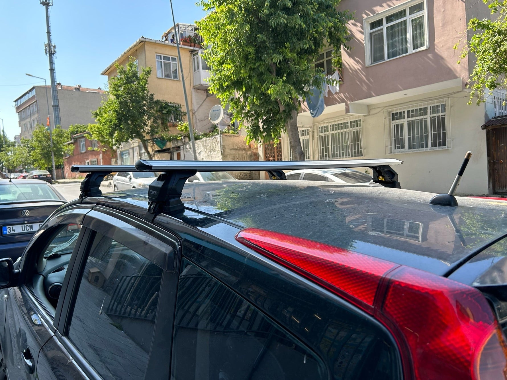 Nissan Note E12 2014-2020 Oluksuz Üst Tavan Portbagaj Taşıyıcı Ara Atkısı Toros Serisi Pro 4 Gri