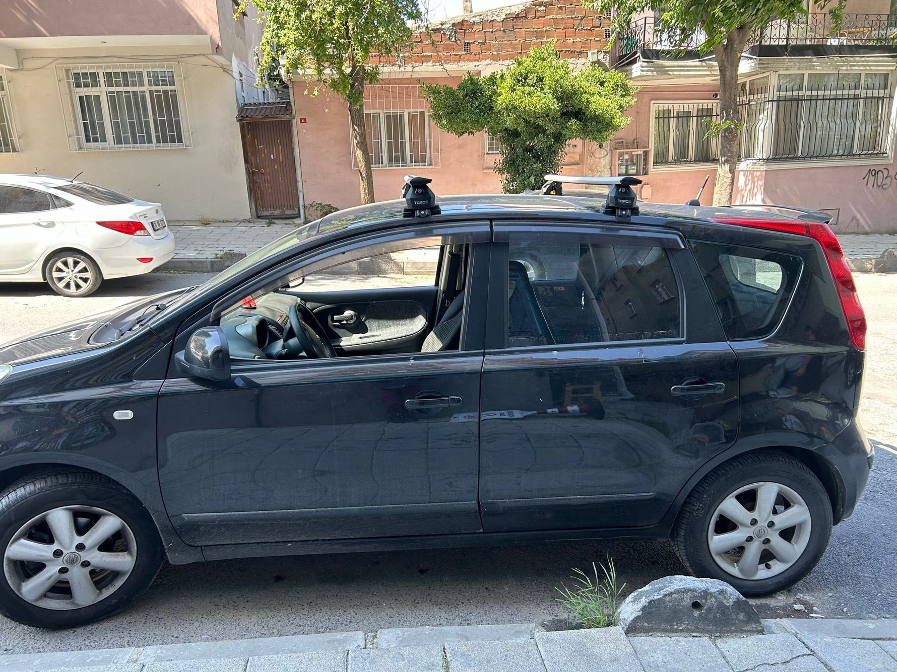 Nissan Note E12 2014-2020 Oluksuz Üst Tavan Portbagaj Taşıyıcı Ara Atkısı Toros Serisi Pro 4 Gri