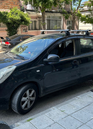 Nissan Note E11 2004-2013 Oluksuz Üst Tavan Portbagaj Taşıyıcı Ara Atkısı Toros Serisi Pro 4 Siyah