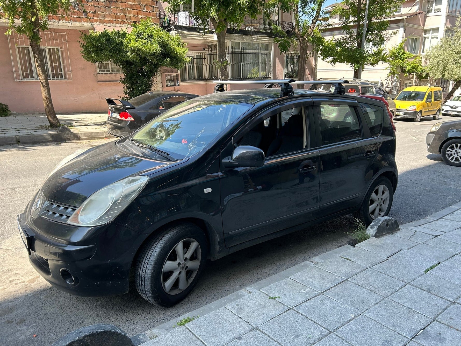 Nissan Note E11 2004-2013 Oluksuz Üst Tavan Portbagaj Taşıyıcı Ara Atkısı Toros Serisi Pro 4 Siyah