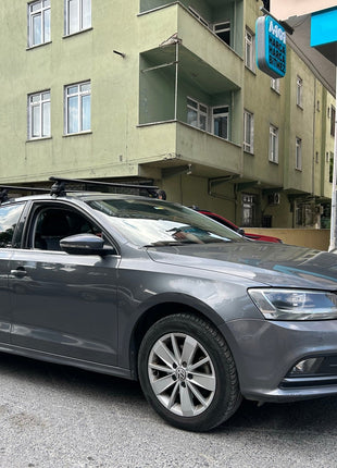 Volkswagen Jetta 2005-2011 Oluksuz Üst Tavan Portbagaj Taşıyıcı Ara Atkısı Toros Serisi Pro 4 Siyah