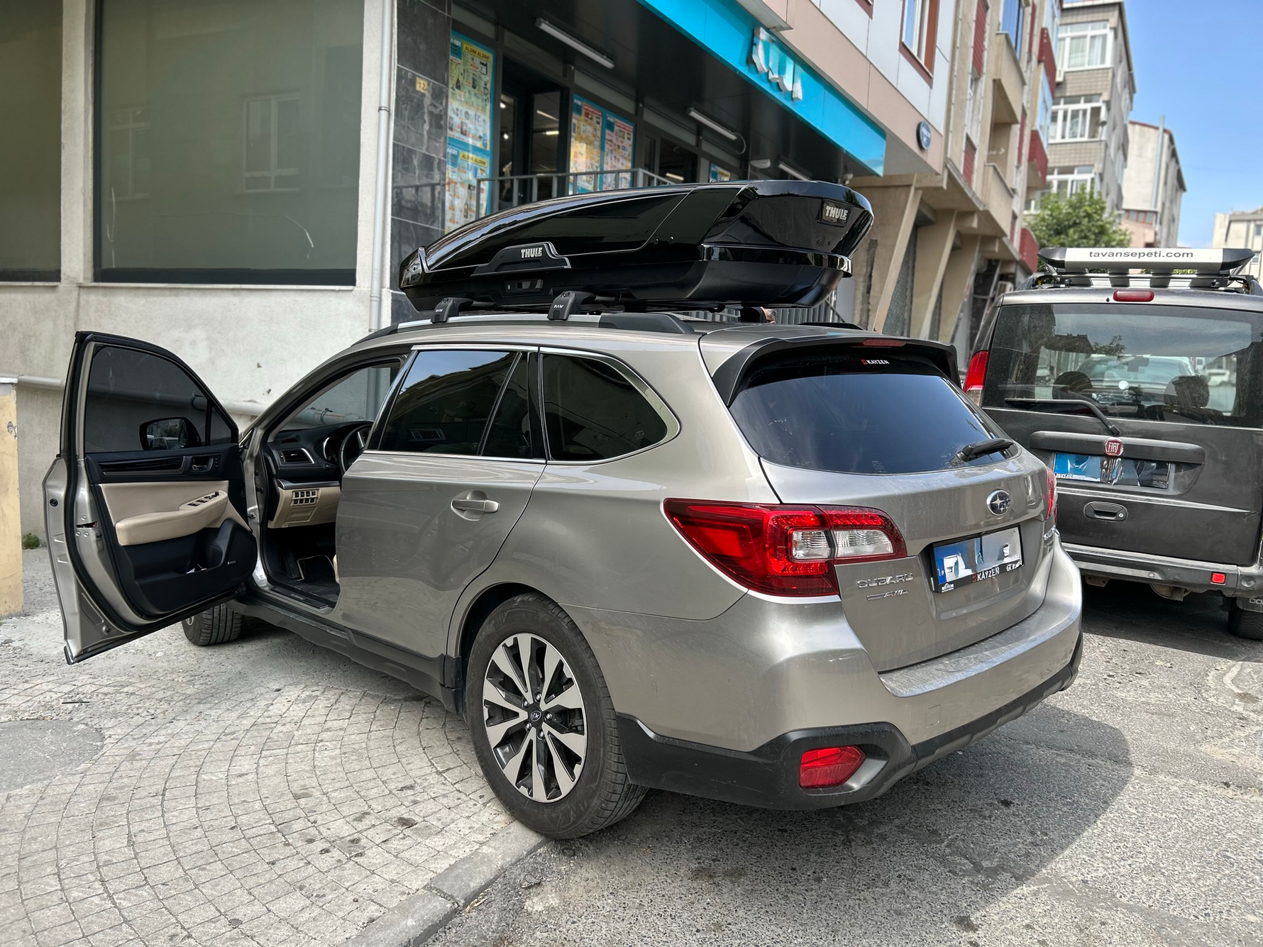Subaru Outback Bs 2014-2020 Portbagaj Taşıyıcı Ara Atkisi - Ara Çubuk Paw Pro 2 Siyah