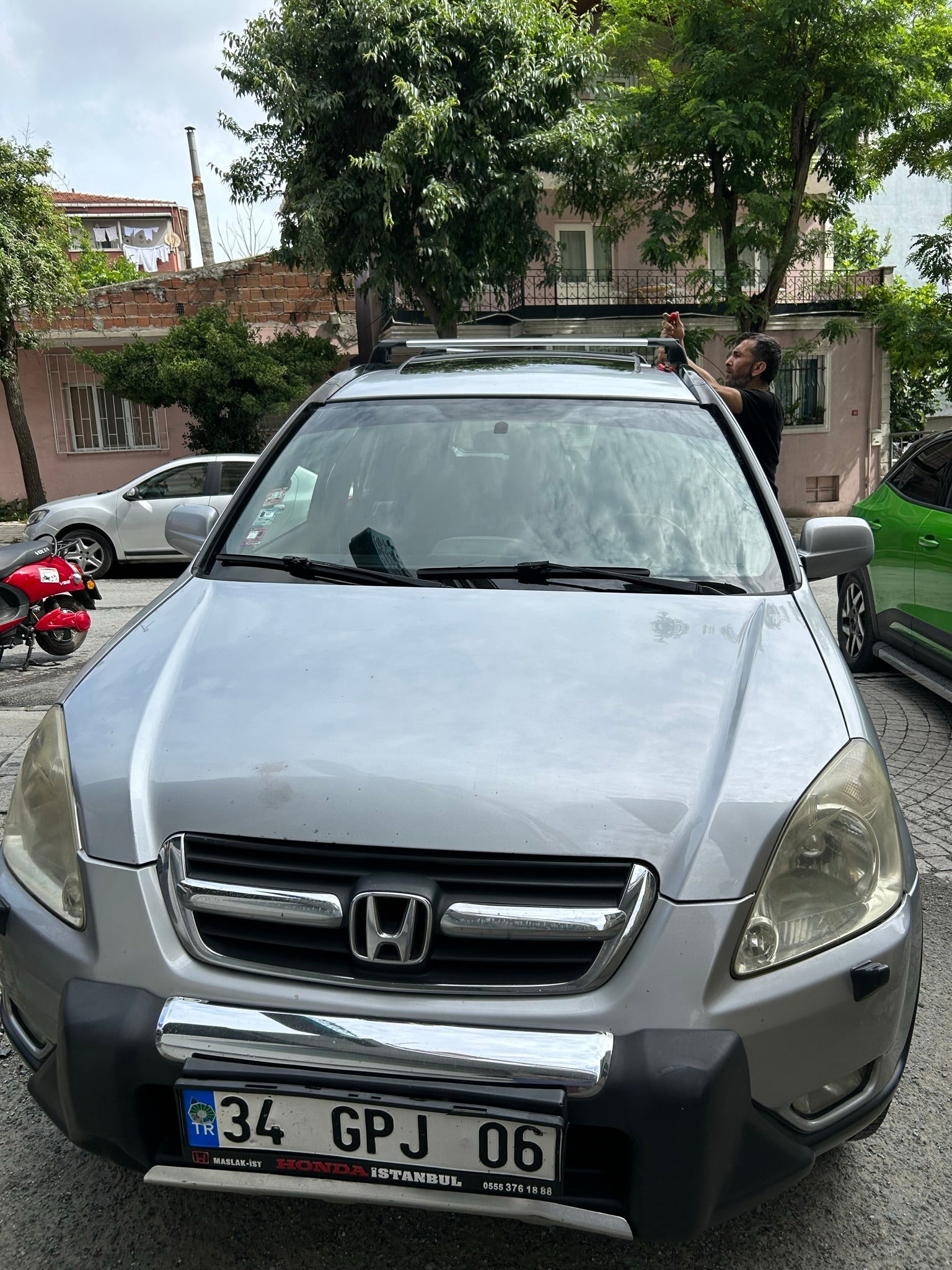 Honda Cr-V Mk2 2002-2006 Portbagaj Taşıyıcı Ara Atkisi - Ara Çubuk Paw Pro 2 Siyah