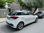 Hyundai i20 (2014-2020) Tavan Taşıyıcı Ara Barlar Vidalı Montaj, Toros Fix Pro, Pro 6 Alu Siyah