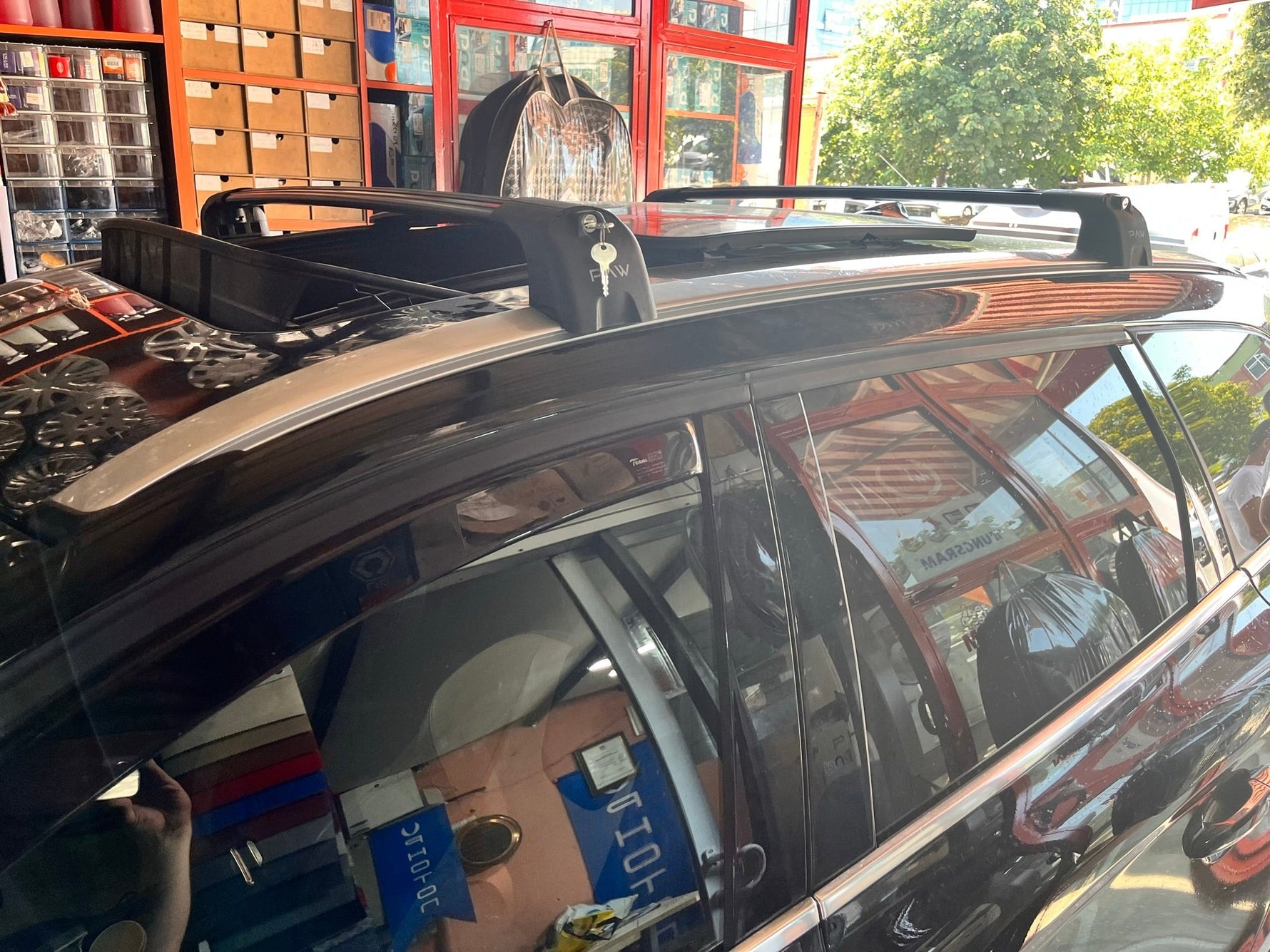 Volvo XC60 2008-2017 Portbagaj Taşıyıcı Ara Atkisi - Ara Çubuk Paw Pro 2 Siyah