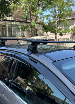 Ford Focus Hb (C519) 2018-2025 Oluksuz Üst Tavan Portbagaj Taşıyıcı Ara Atkısı Toros Serisi Pro 4 Siyah