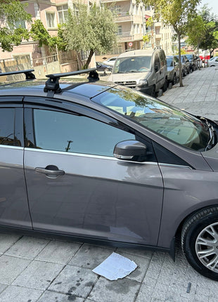 Ford Focus Hb (C519) 2018-2025 Oluksuz Üst Tavan Portbagaj Taşıyıcı Ara Atkısı Toros Serisi Pro 4 Gri