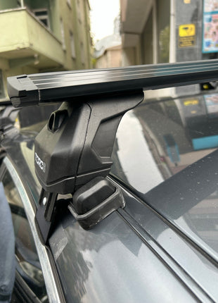 Bmw 5 Sedan E60 2003-2009 Oluksuz Üst Tavan Portbagaj Taşıyıcı Ara Atkısı Toros Serisi Pro 4 Siyah