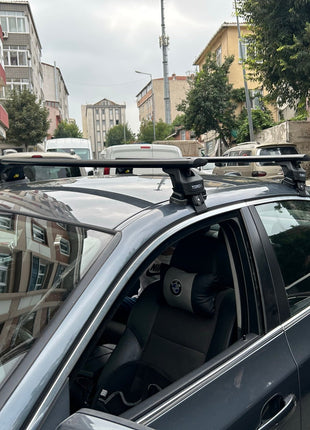 Bmw 5 Sedan E60 2003-2009 Oluksuz Üst Tavan Portbagaj Taşıyıcı Ara Atkısı Toros Serisi Pro 4 Gri