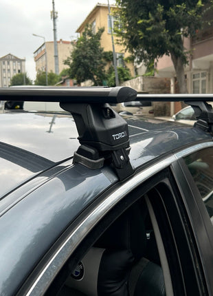 Bmw 5 Sedan E60 2003-2009 Oluksuz Üst Tavan Portbagaj Taşıyıcı Ara Atkısı Toros Serisi Pro 4 Siyah