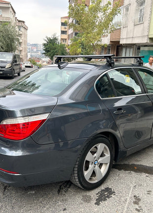 Bmw 5 Sedan E60 2003-2009 Oluksuz Üst Tavan Portbagaj Taşıyıcı Ara Atkısı Toros Serisi Pro 4 Siyah