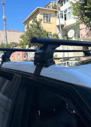 Land Rover Evoque L538 2011-2019 Oluksuz Üst Tavan Portbagaj Taşıyıcı Ara Atkısı Toros Serisi Pro 4 Gri