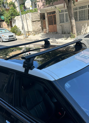 Land Rover Evoque L5382011-2019 Oluksuz Üst Tavan Portbagaj Taşıyıcı Ara Atkısı Toros Serisi Pro 4 Siyah