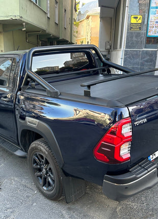 Toyota Hilux (2015-2025) Kasa Üstü Bed Rack Taşıyıcı Bar – Gri