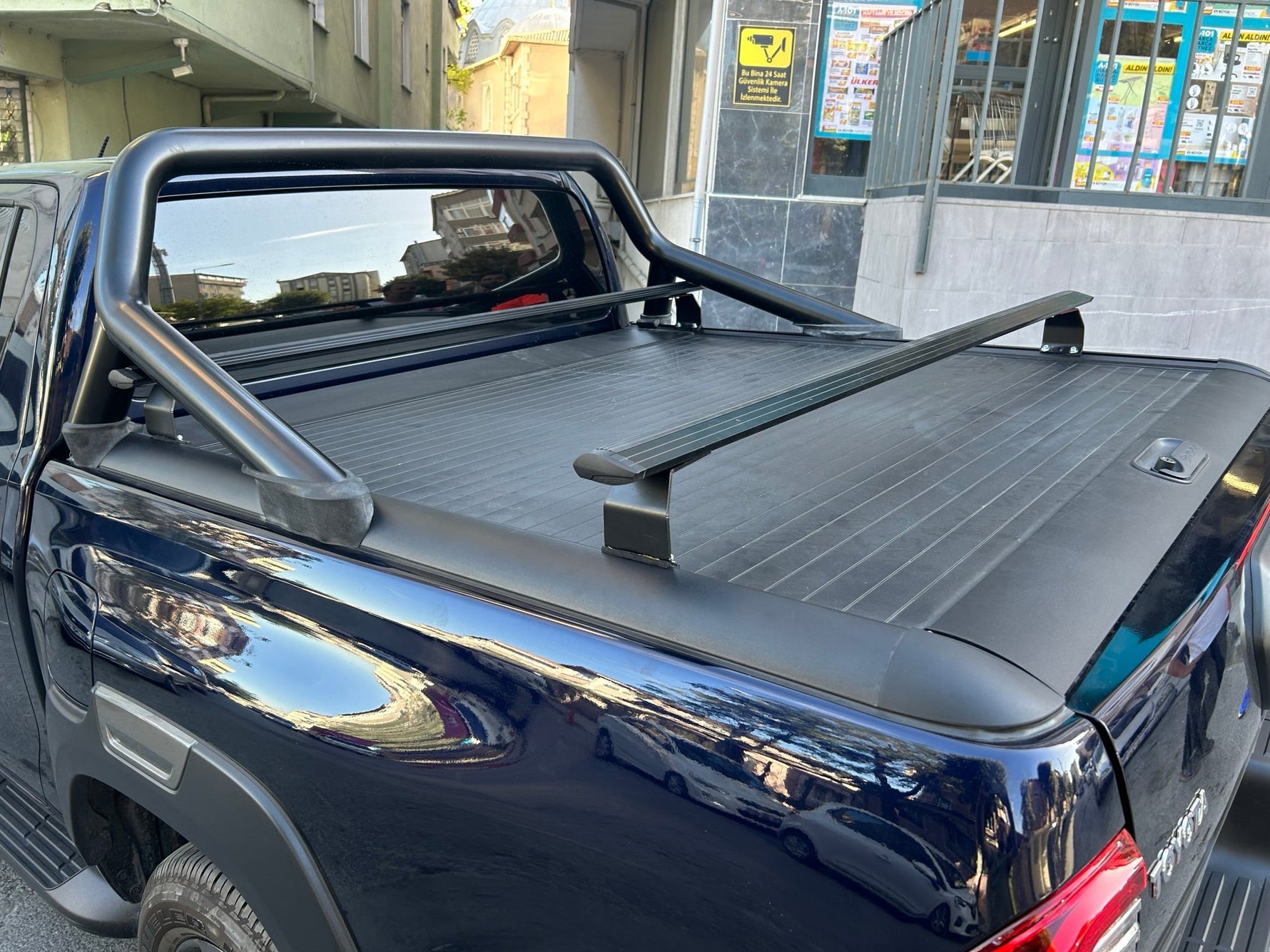Toyota Hilux (2015-2025) Kasa Üstü Bed Rack Taşıyıcı Bar – Gri