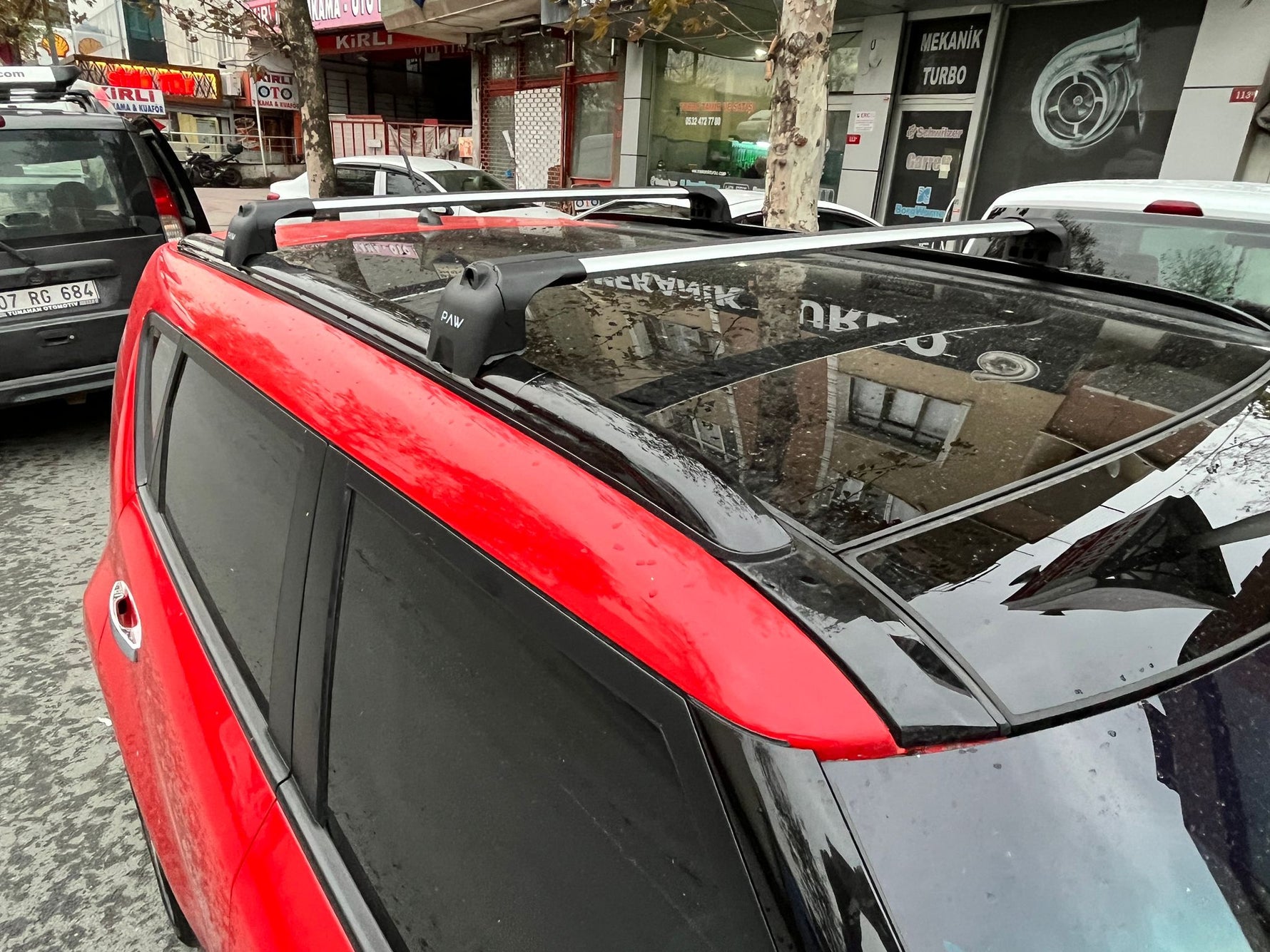 Kia Soul 2014-2019 Portbagaj Taşıyıcı Ara Atkisi - Ara Çubuk Paw Pro 2 Paw Pro 2 Gri