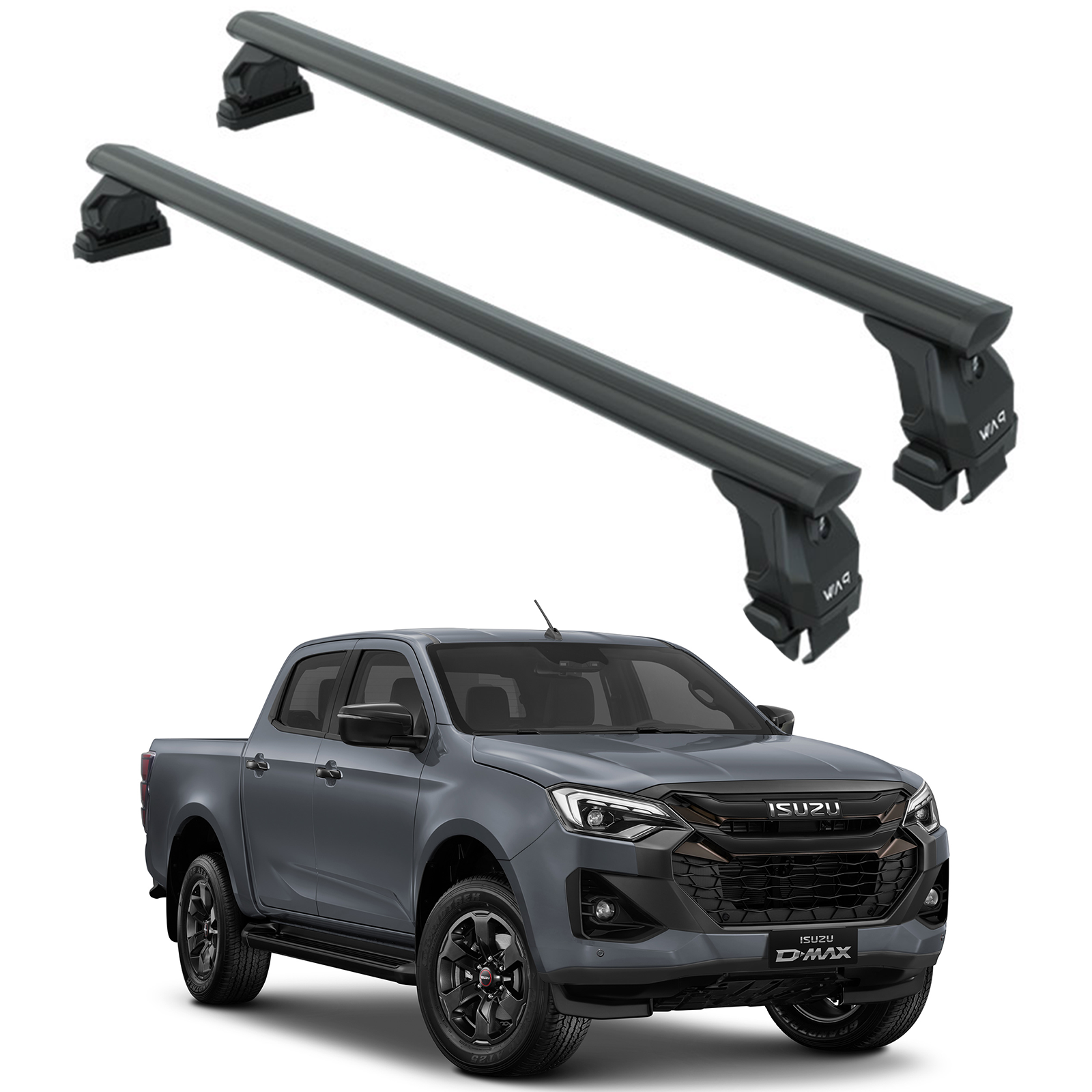 Isuzu D-Max 2020-2025 Oluksuz Üst Tavan Portbagaj Taşıyıcı Ara Atkısı Toros Serisi Pro 4 Siyah