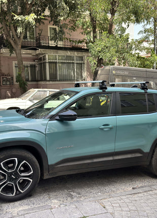 Jeep Avenger 2022-2025 Oluksuz Üst Tavan Portbagaj Taşıyıcı Ara Atkısı Toros Serisi Pro 4 Siyah
